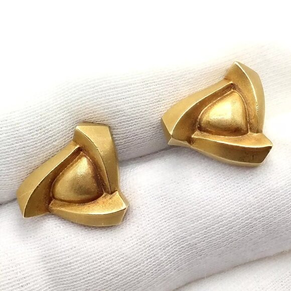 Rare! Vintage Kieselstein Cord 18k Yellow Gold Alligator Eye Cufflinks 1990 - Picture 8 of 11